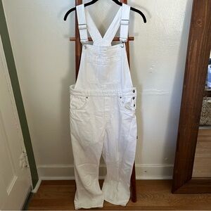 White Denim H&M overalls